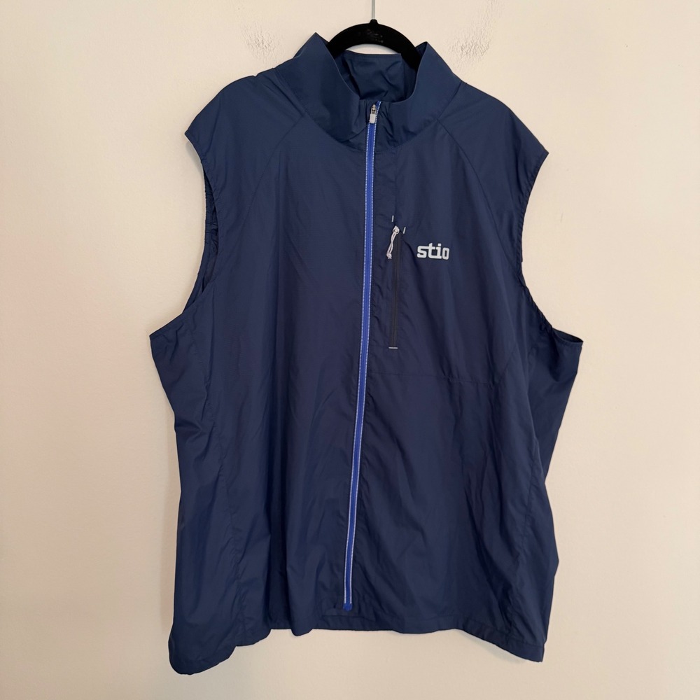 NWT Stio Second Light Vest Mountain Shadow XXL blue outdoor performance hiking